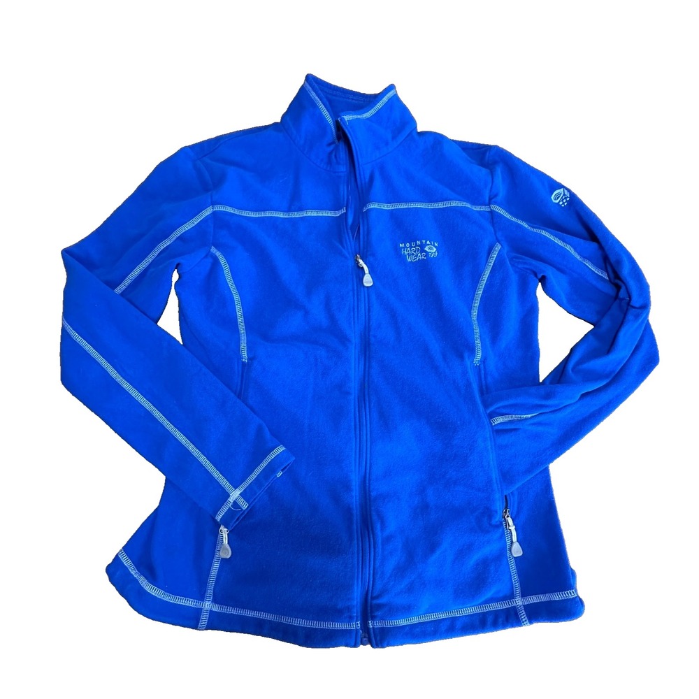Mountain Hardwear Womens Blue Full Zip Fleece Jacket OL3884 Medium M